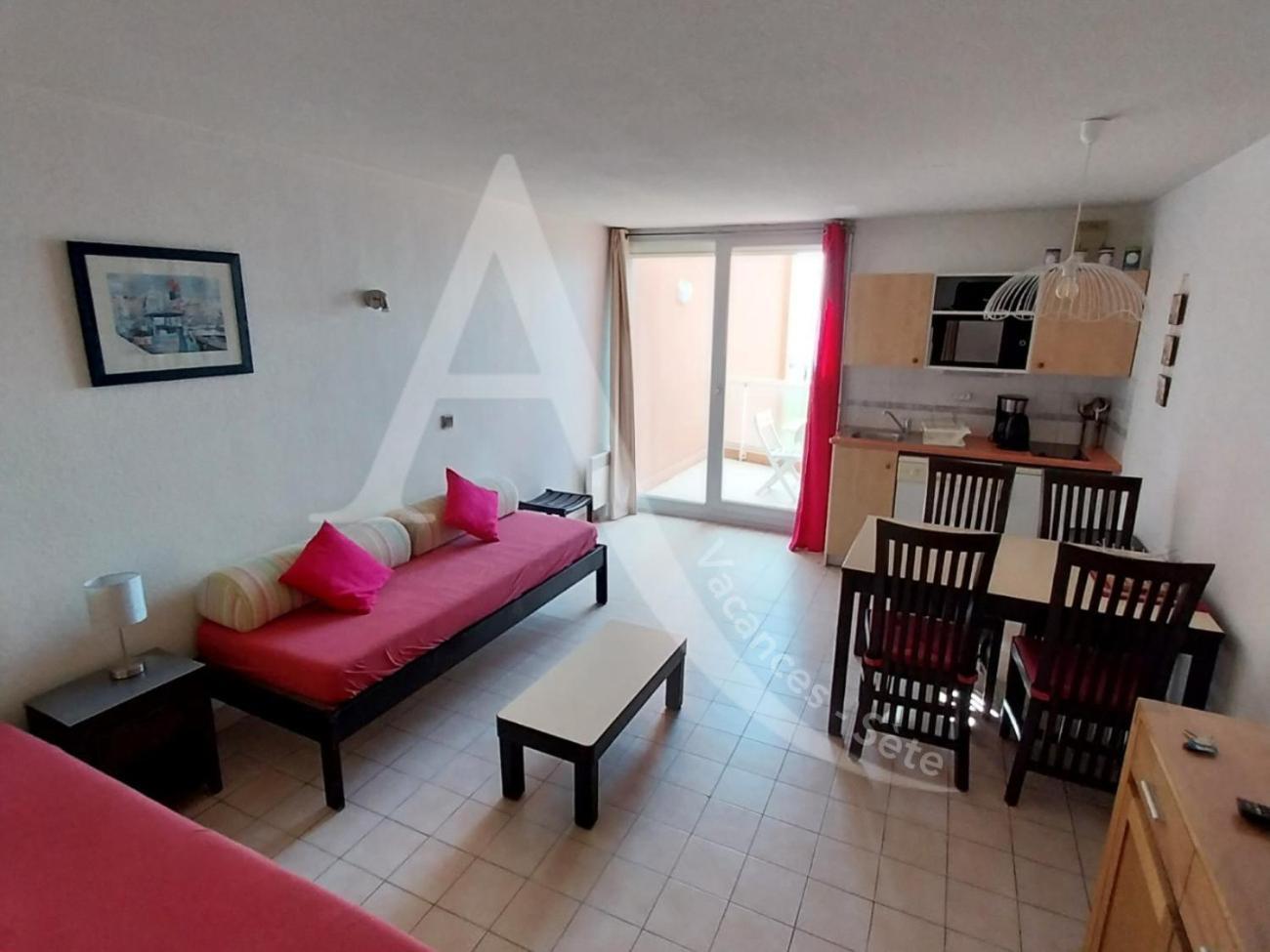 Studio 4 Pers, Pkg, 1Ere Ligne Mer, Piscine, Tennis Sète Exterior foto