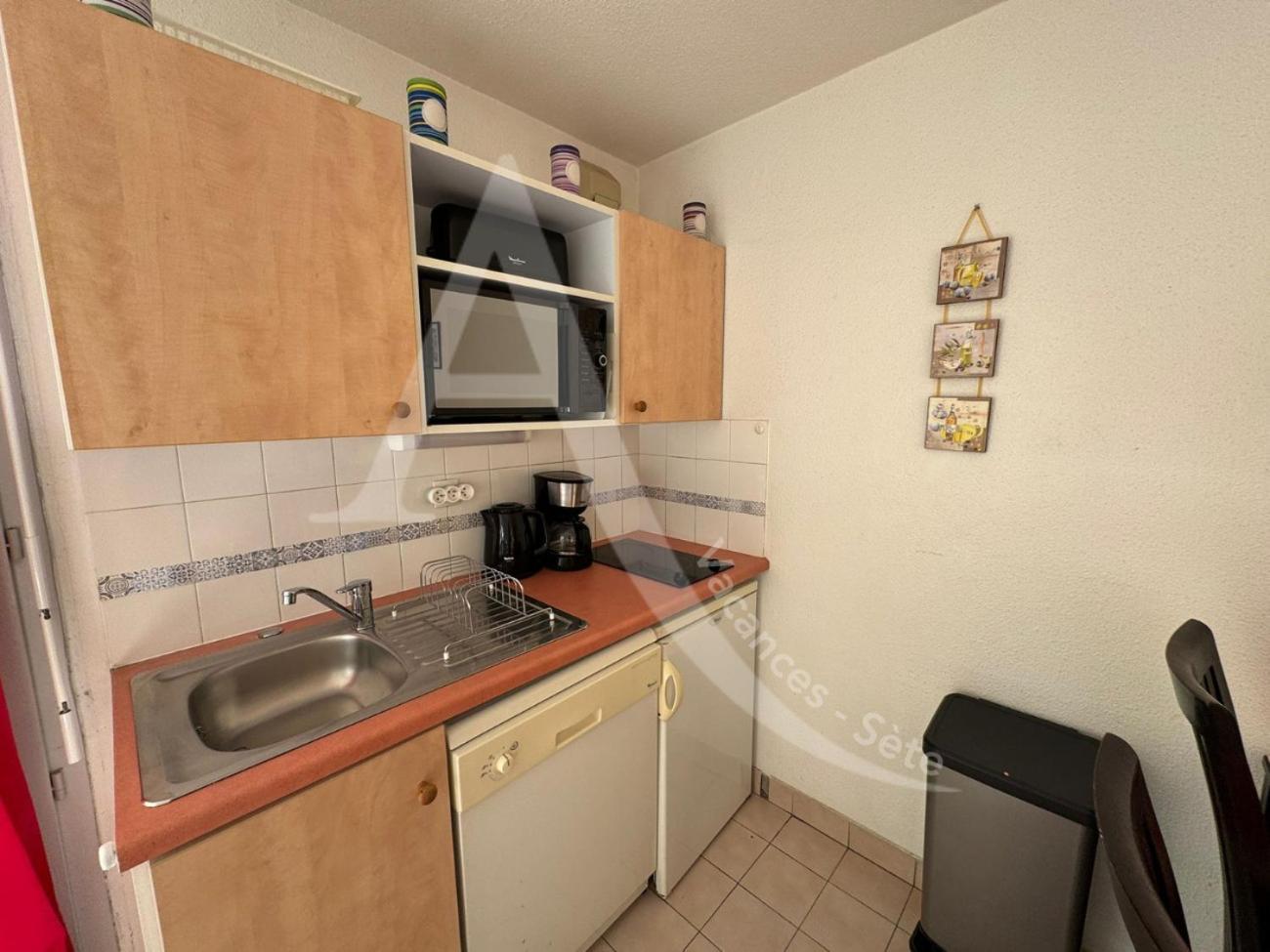 Studio 4 Pers, Pkg, 1Ere Ligne Mer, Piscine, Tennis Sète Exterior foto